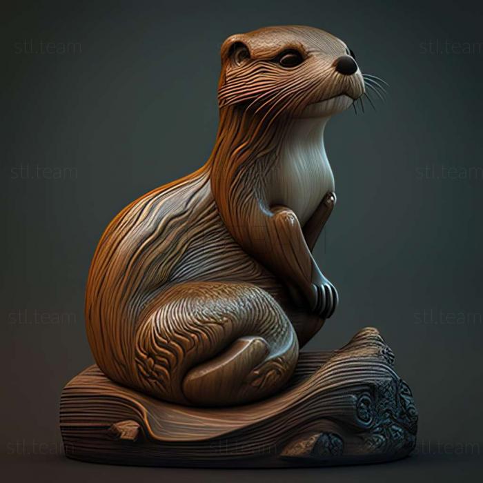 3D model otter (STL)